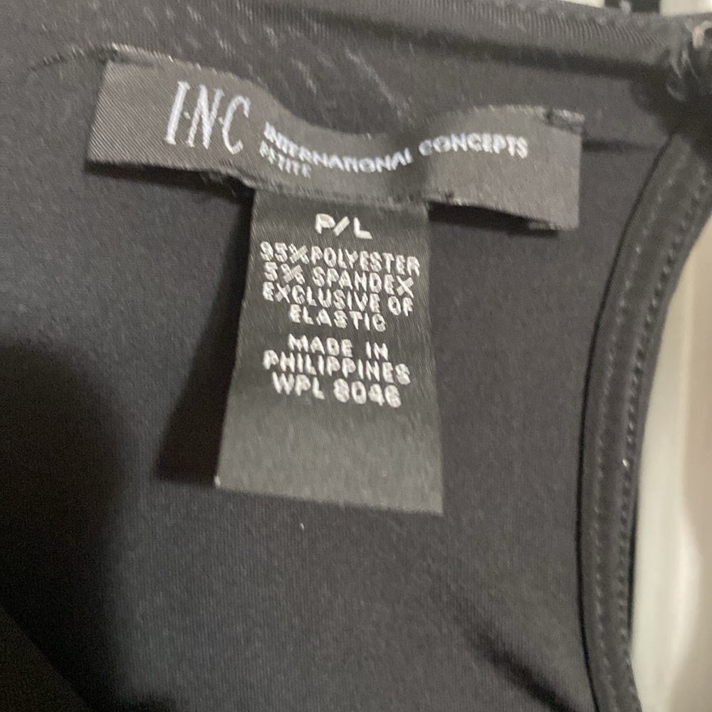 INC Sleeveless Black Jumpsuit SIZE P/L - Picture 10 of 12
